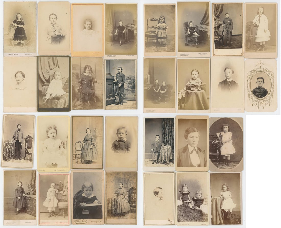 Collection of Antique CDV Photo Child Portraits (1 of 10)