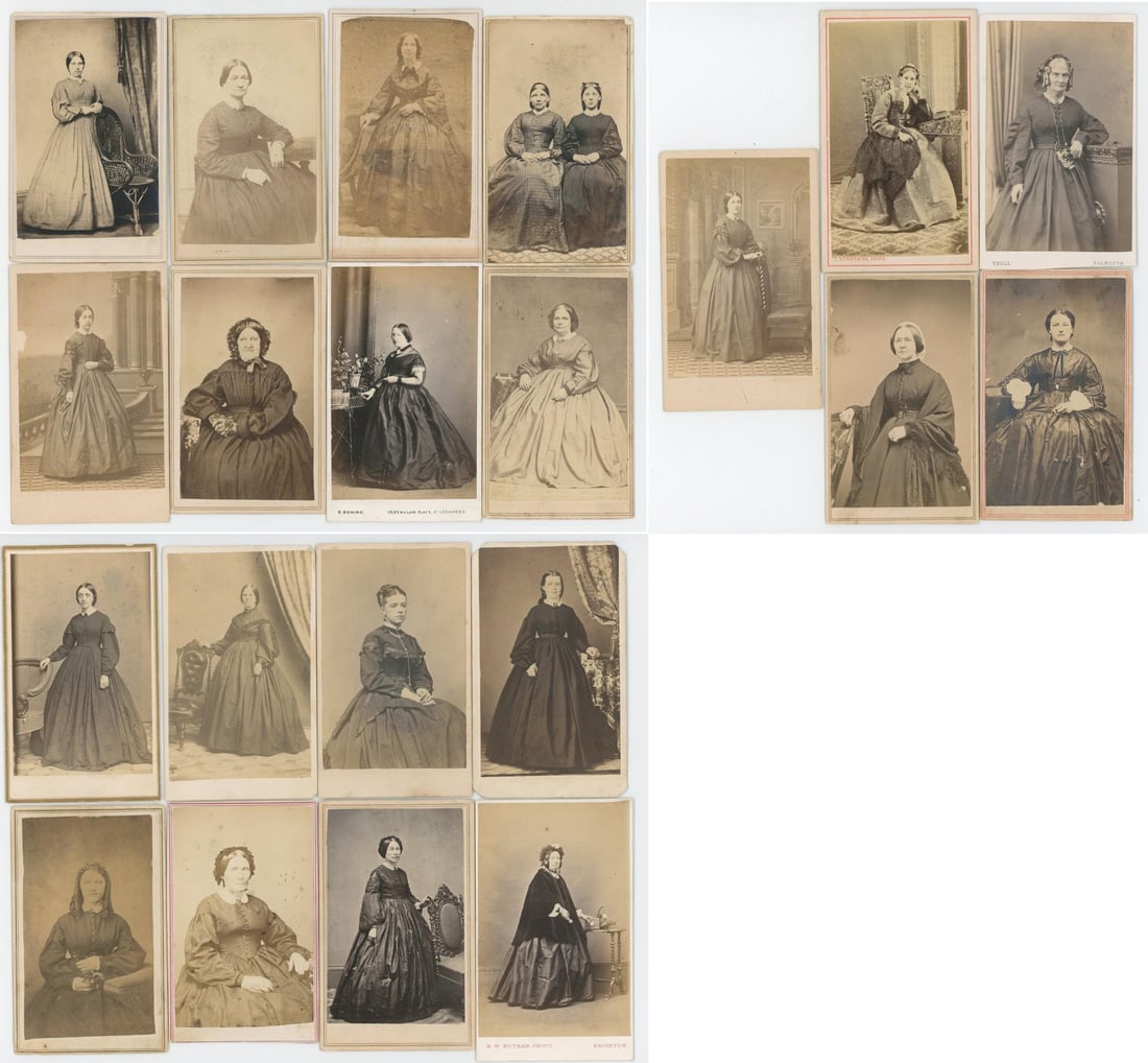 Collection of Antique Suffragette CDV Photos (1 of 7)