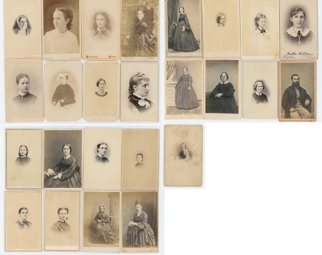 Collection of Antique CDV Photo Portraits (1 of 10)
