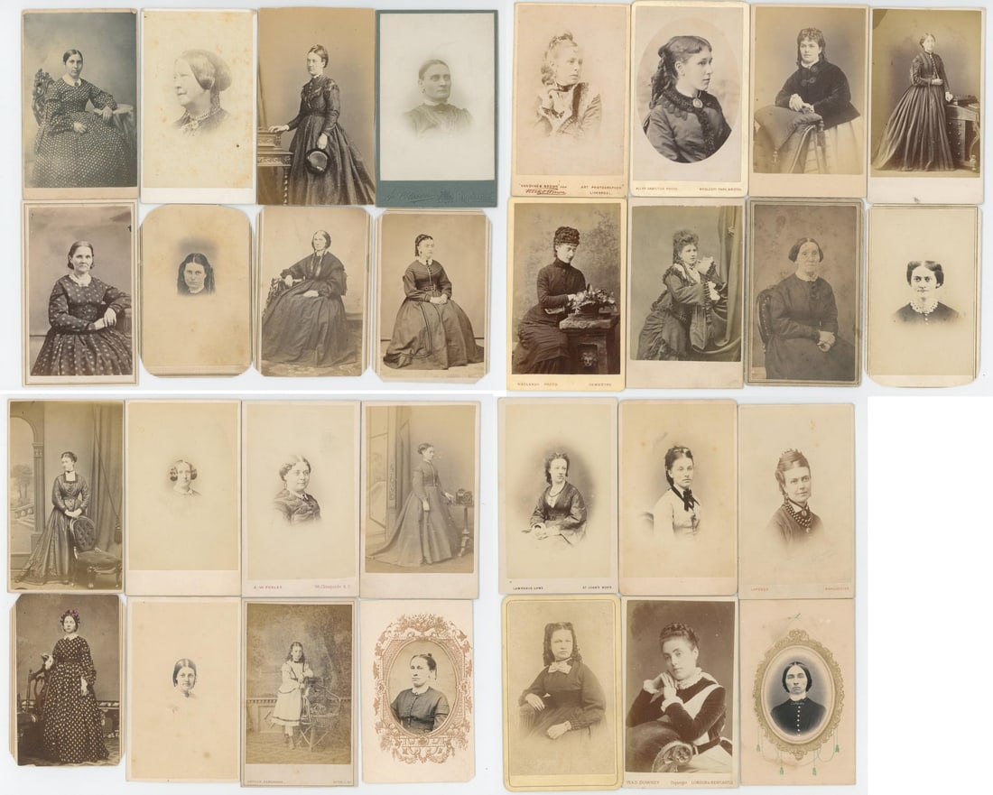 Collection of Antique CDV Photo Portraits (1 of 10)