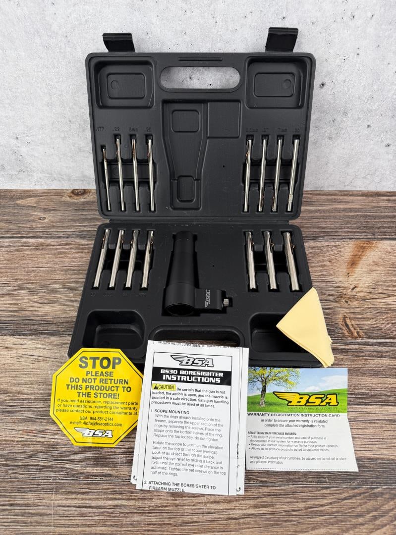 BSA BS30 Boresighter Kit: Nice example.
