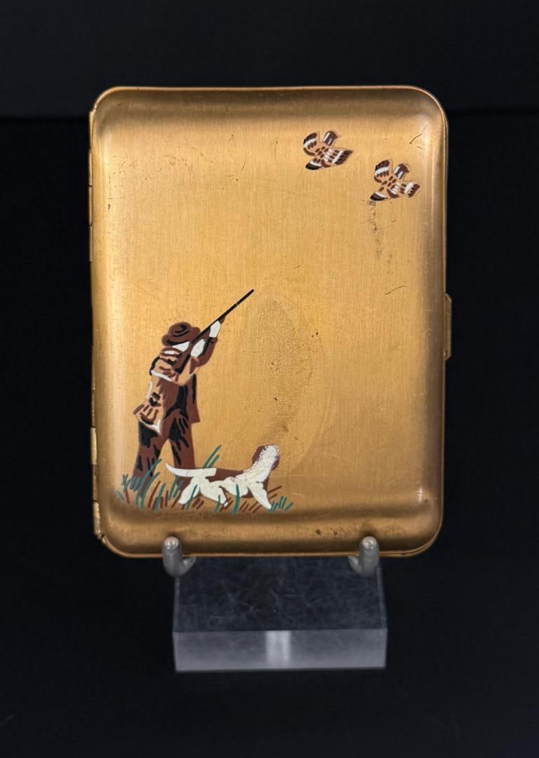 Elgin American Pheasant Hunting Cigarette Case (1 of 7)