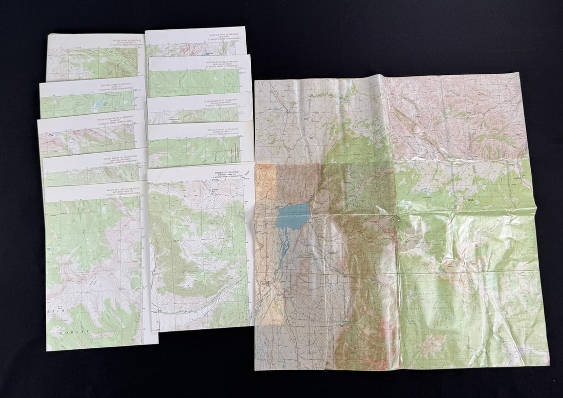 Montana USFS Forest Service Maps (1 of 12)