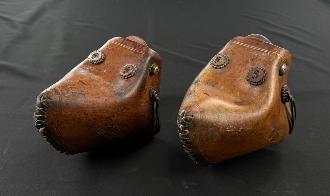 Visalia Stock Saddle Co Leather Tapaderos (1 of 7)