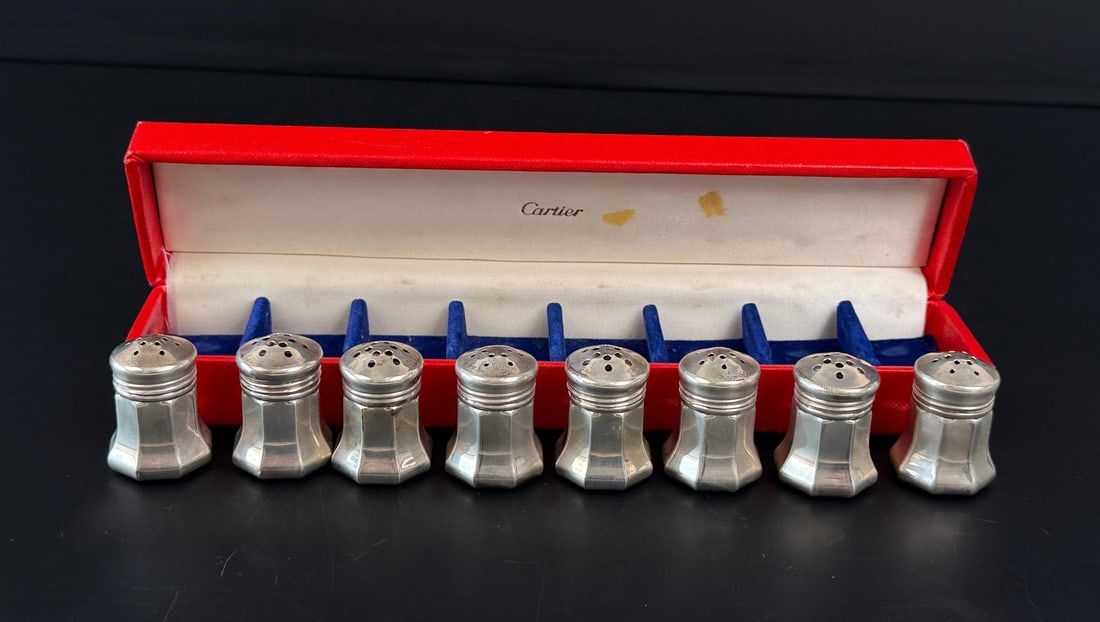 Cartier Sterling Silver Salt & Pepper Shakers (1 of 5)