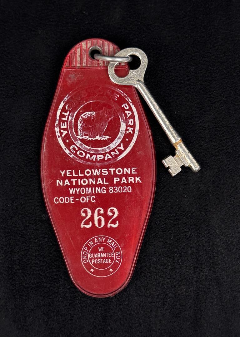 Yellowstone National Park Company Hotel Key (1 of 7)