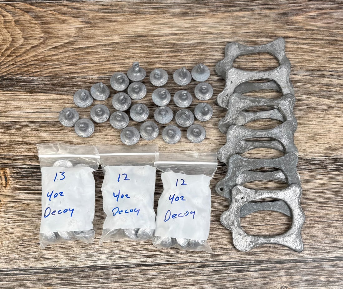 Collection of Lead Decoy Weights: Nice grouping.