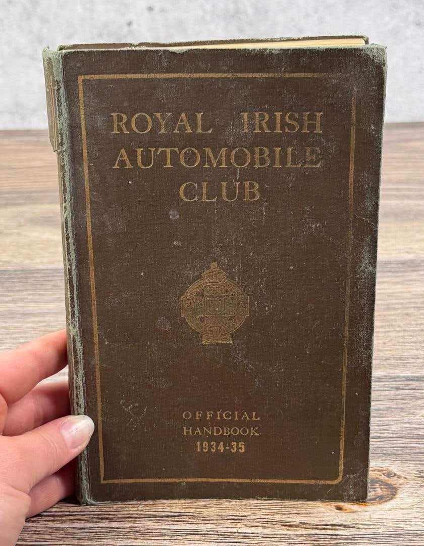 1934 Royal Irish Automobile Club Handbook: Published by Wilson, Hartnell & Co in 1935.