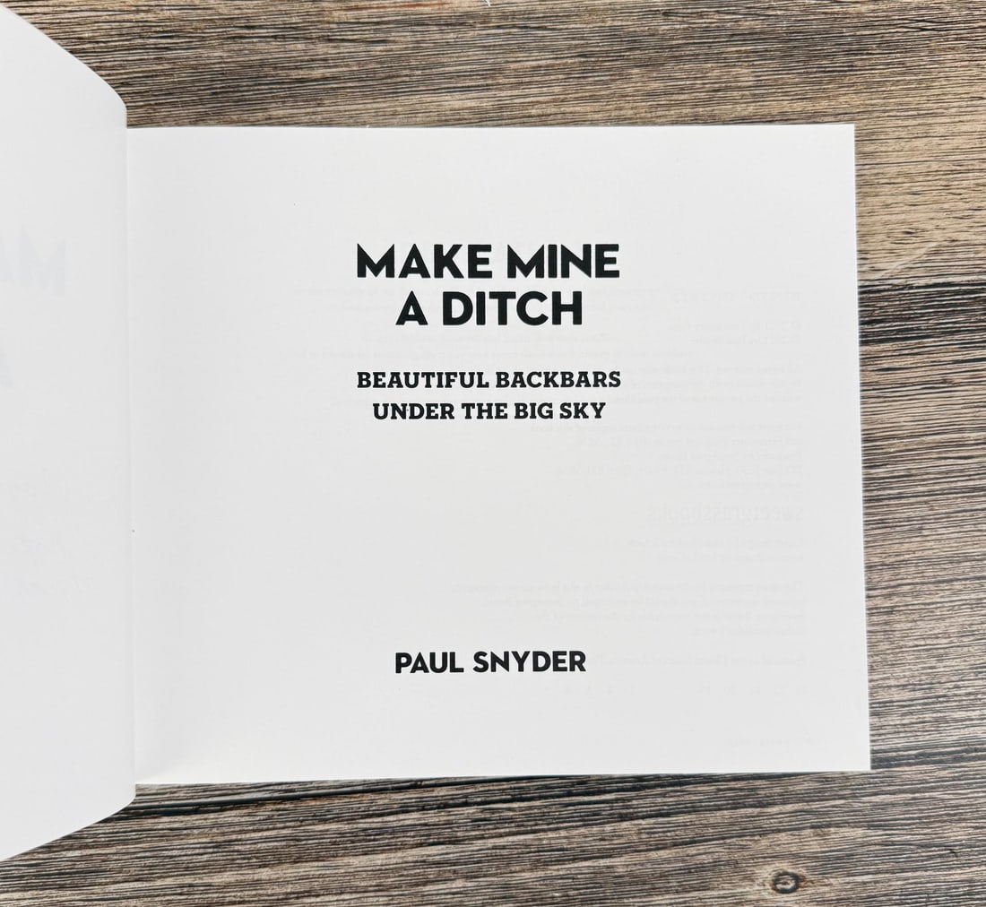 Make Mine a Ditch Author Signed - 5