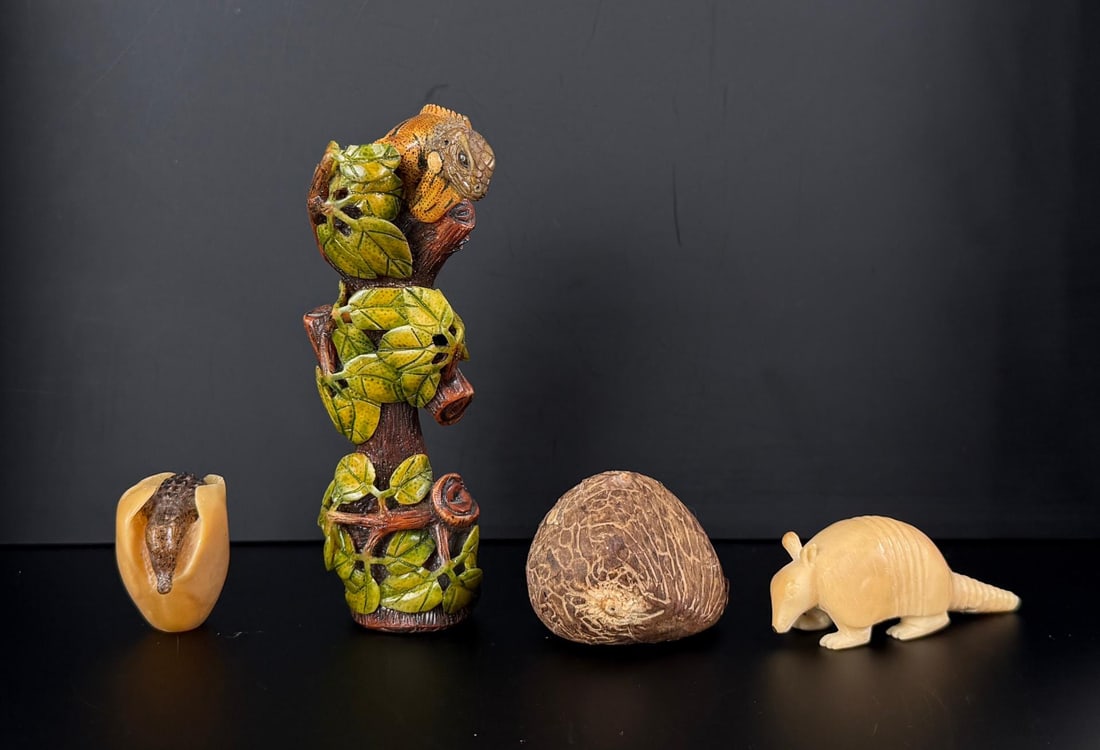 Wounaan Indian Tagua Nut Carvings (1 of 9)