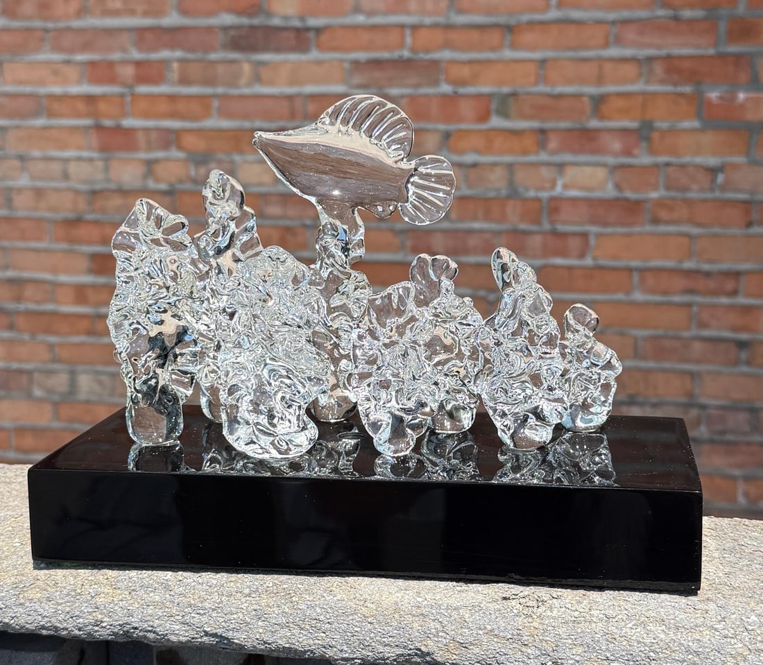 Guyol for Cartier Glass Acrylic Fish Sculpture (1 of 9)