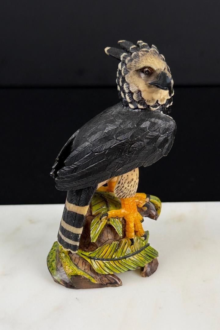 Wounan Indian Harpy Eagle Tagua Nut Carving (1 of 9)