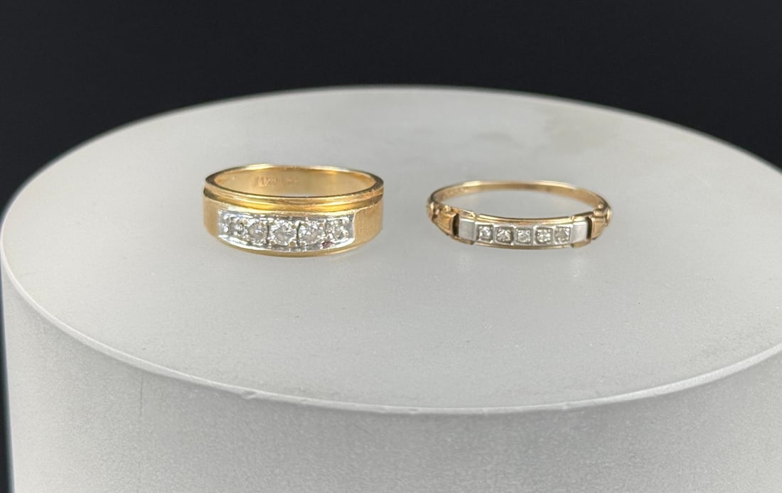 14k Gold and Diamond Rings (1 of 6)