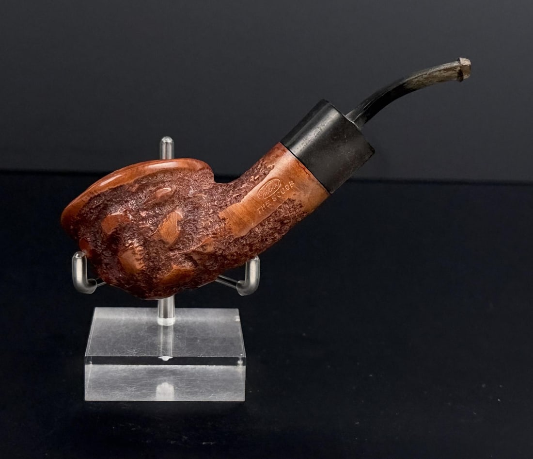 Weber The Scoop Imported Briar Estate Tobacco Pipe: 5 1/4" long.