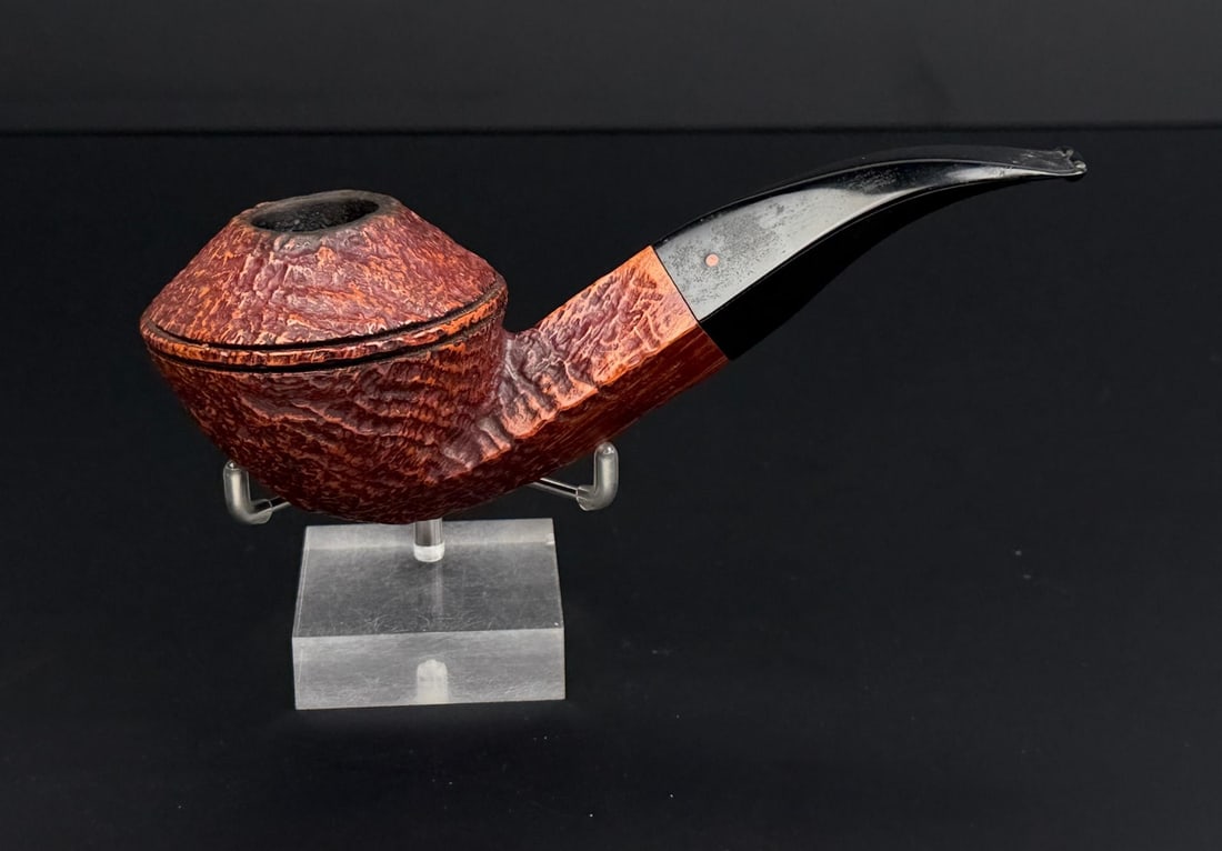 Ser Jacopo Maxima Maxima S2 Estate Tobacco Pipe: 6 5/8" long.