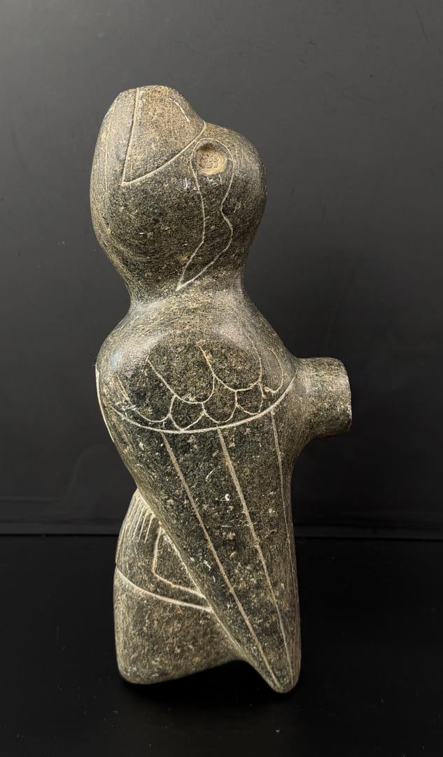 Steatite Native American Indian Bird Effigy Pipe (1 of 7)