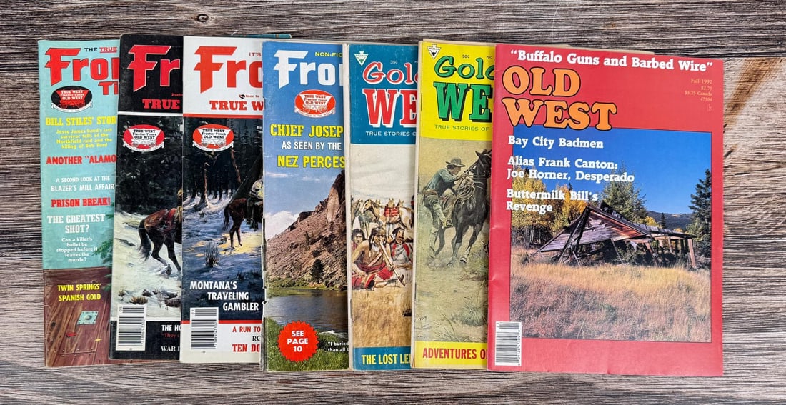 Collection of Old West Frontier Magazines (1 of 6)