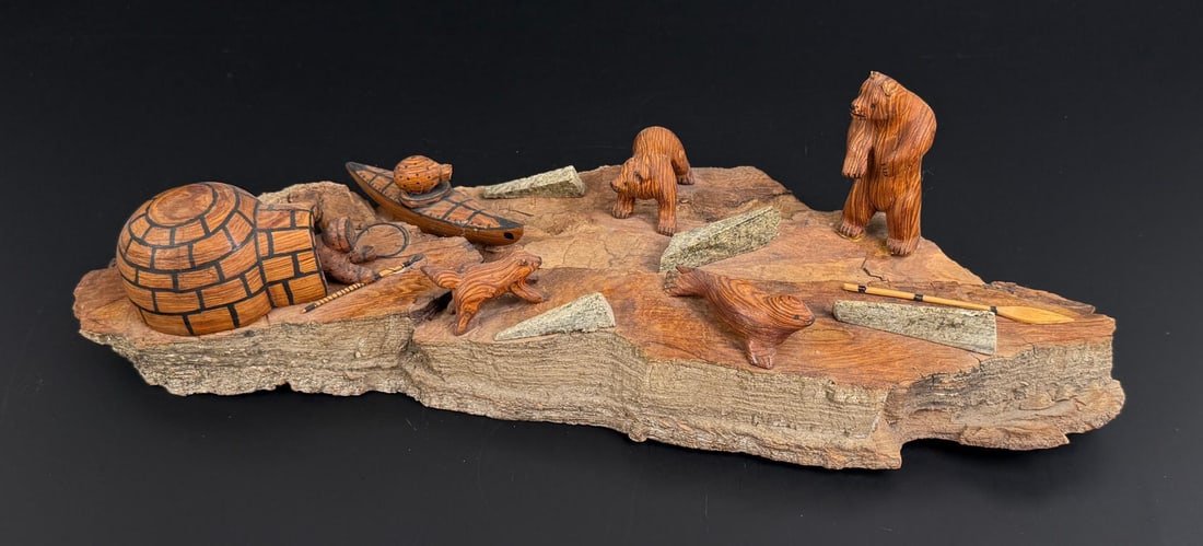 James Sugar Sr. Alaskan Inuit Eskimo Carving (1 of 4)