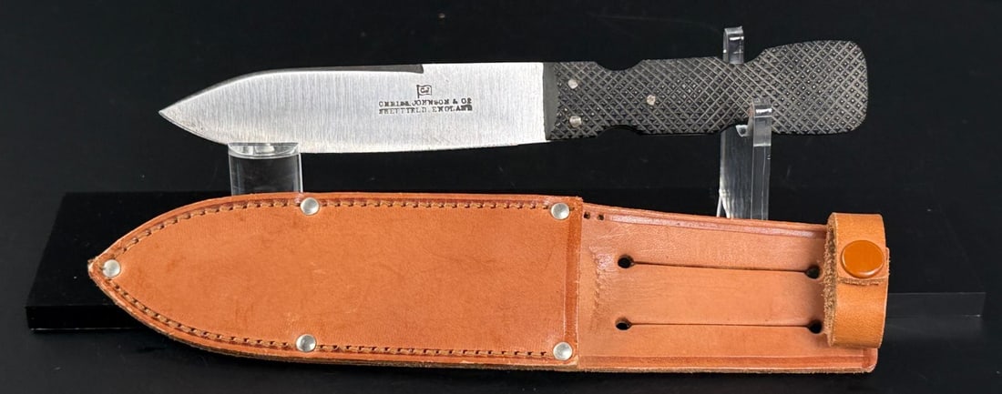 Christopher Johnson & Co Fur Trade Skinner Knife: 7 3/4" long. Never used.