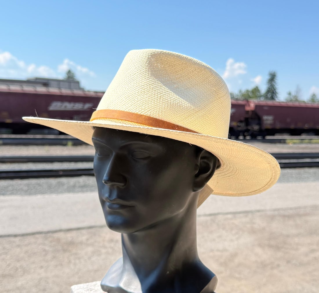 Jaxon Panama Cowboy Hat: Size Medium