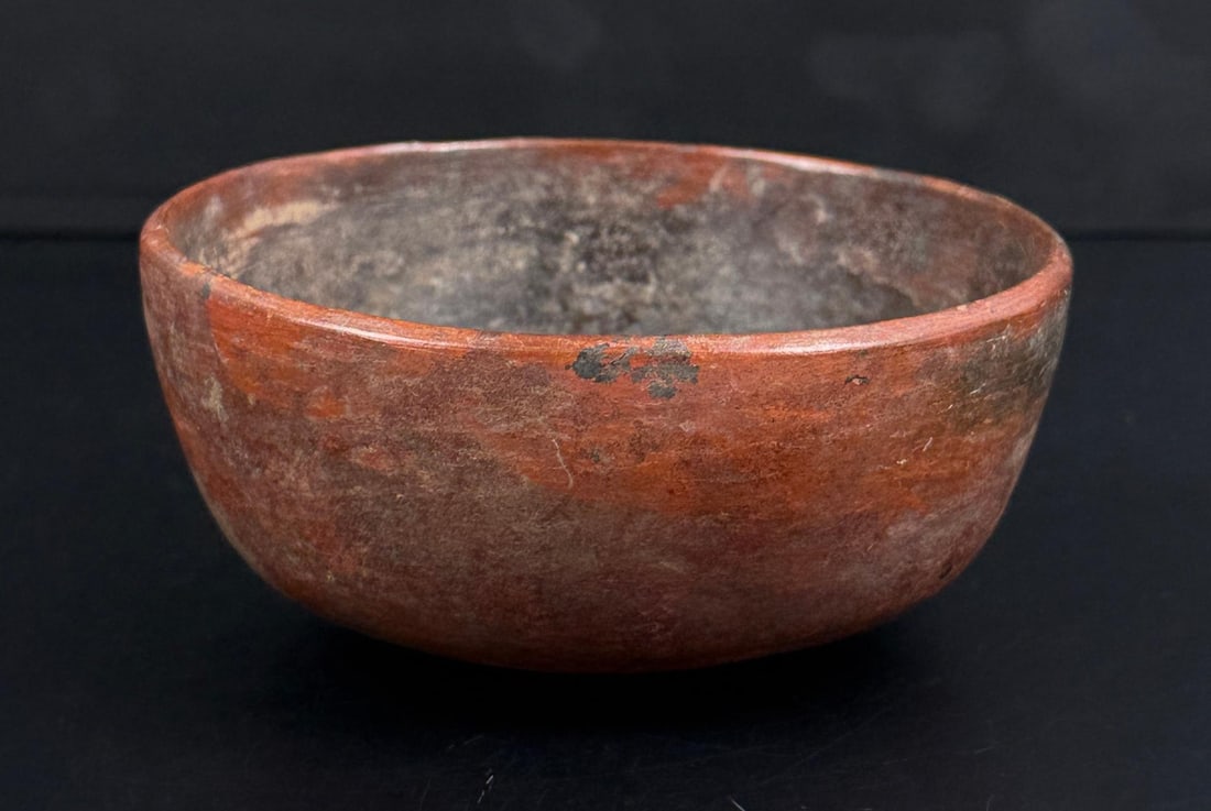 Ancient Hohokam Four Mile Anasazi Pottery Bowl: 4 3/4" diameter, 2 1/8" tall.