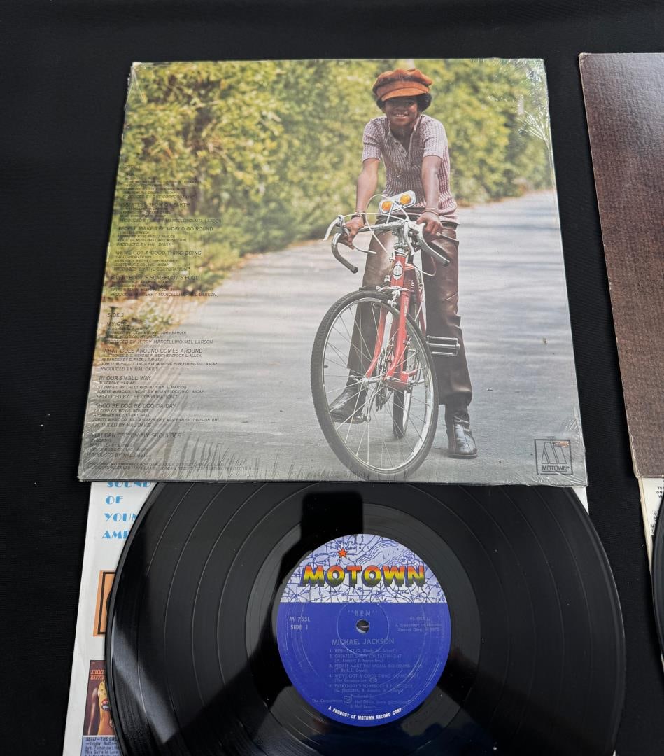 Michael Jackson Jackson Five 33 LP Records - 5