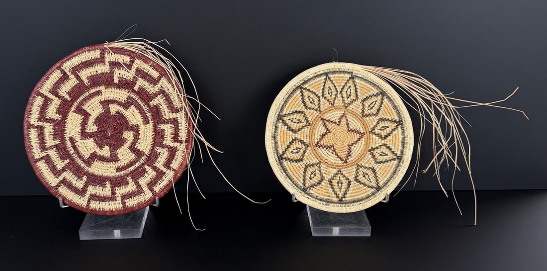 Wounaan Embera Panamanian Rainforest Baskets: Unfinished.