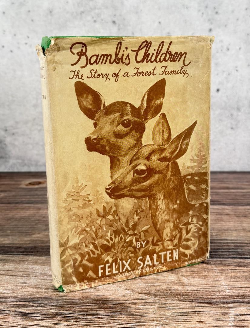 Bambi's Children: Felix Salten. 1939. With dust jacket.