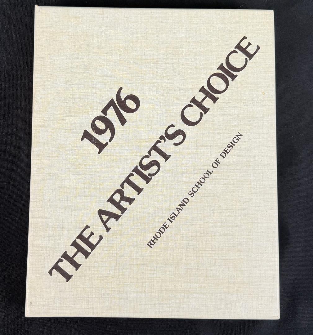 The Artist's Choice Portfolio 1976 Photo Folio: Rhode Island School of Design. Signed by Len Hartnett. Limited Edition to 40. 19 total photos. Photographers: Chirs Burnett, Julie Parks, Michael Remorenko, Neil Rennie, Dorothy Ferraro, Kory L. Addis
