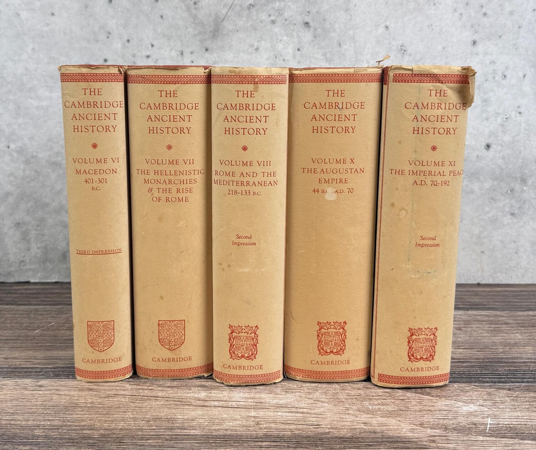 The Cambridge Ancient History: 5 Volumes of the Set.
