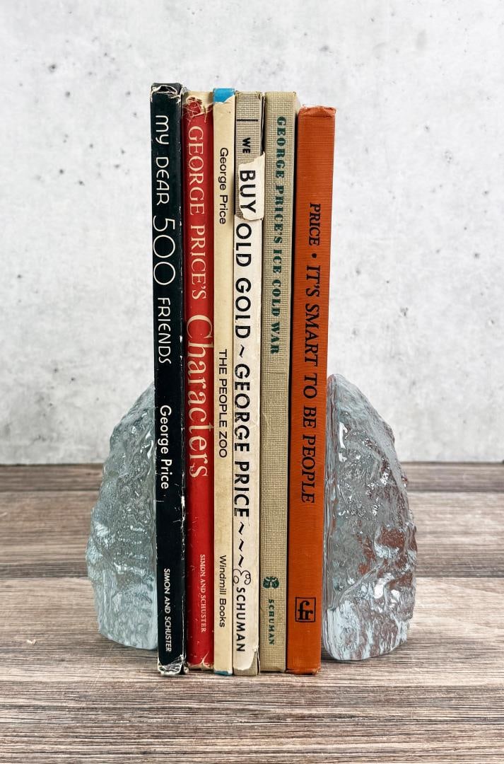Collection of George Price Books: Some with Dust Covers.