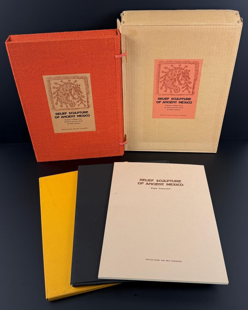 Relief Sculpture of Ancient Mexico: Rubbings of Objects from the Mayan and Aztec World. Kojin Toneyama. 1971. 73 total rubbings.