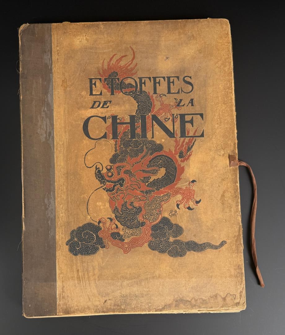 Chinese Fabrics, Textiles & Embroideries: Etoffes De La Chine Tissus & Broderies. Henri d'Ardenne de Tizac. Complete with 54 prints.