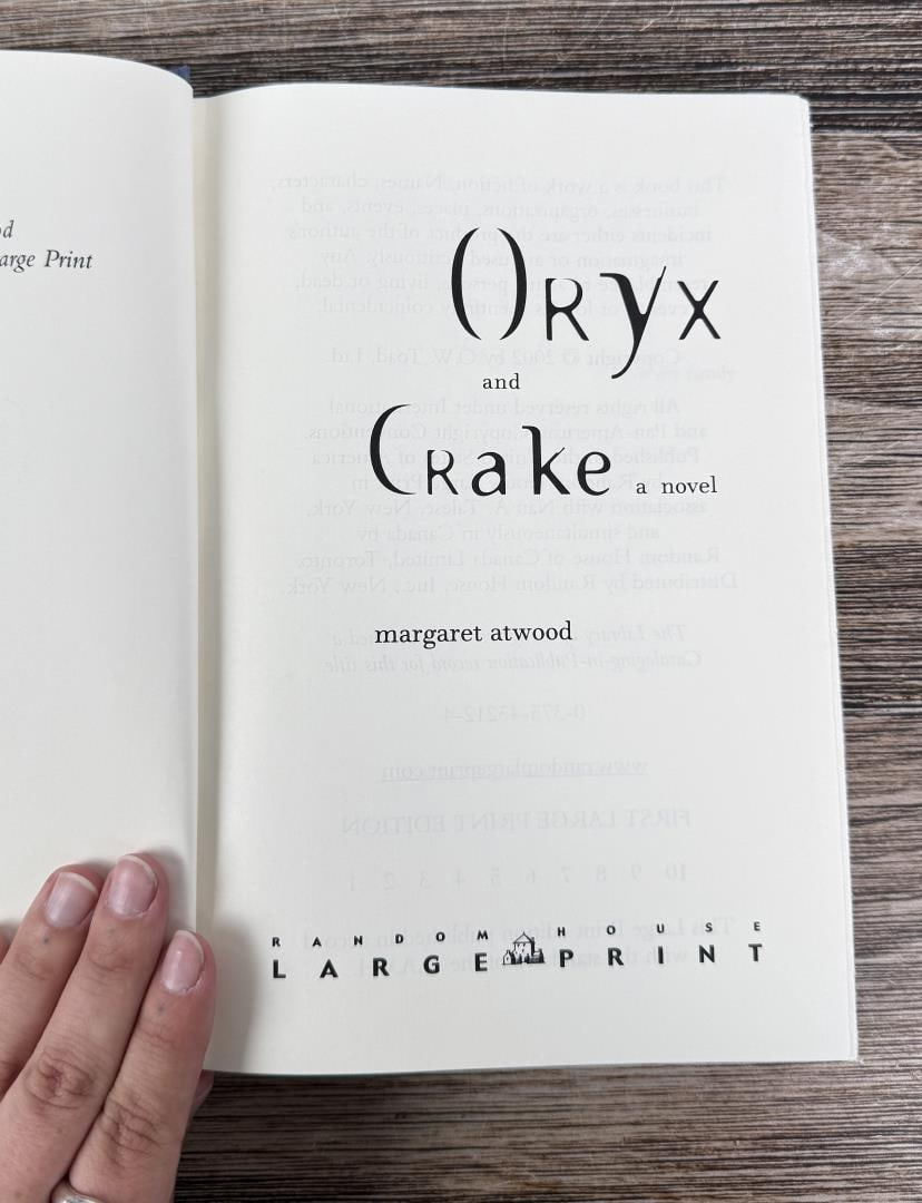 Oryx and Crake - 5