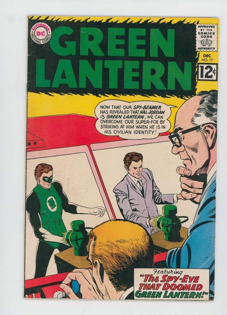 Green Lantern #17 Comic Book: The Spy-Eye That Doomed Green Lantern