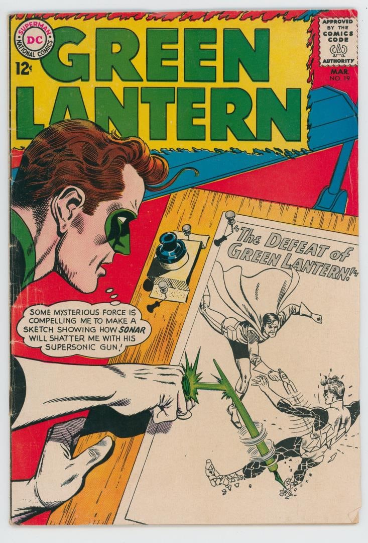 Green Lantern #19 Comic Book: The Defeat of Green Lantern