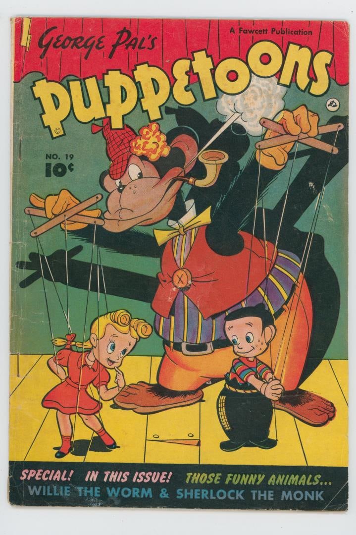 Puppetoons #19 Comic Book: Final Issue.