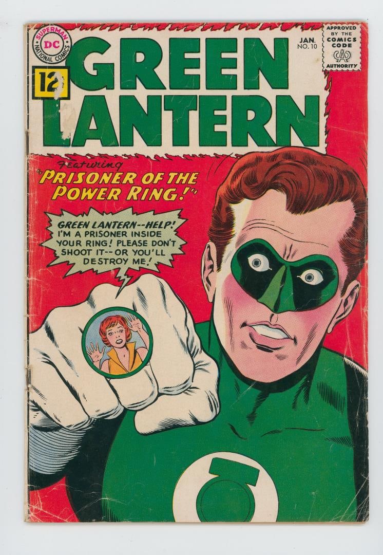 Green Lantern #10 Comic Book: Prisoner of the Power Ring