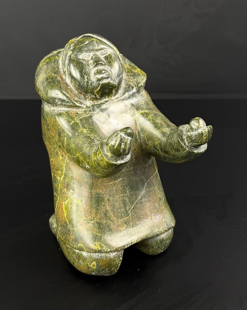 Alaskan Inuit Eskimo Soapstone Carving (1 of 4)