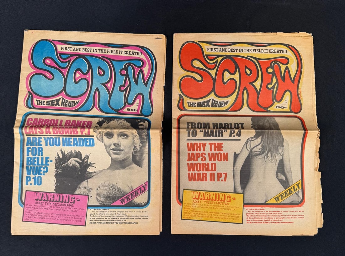 Screw The Sex Review Newspaper Magazine: Nice grouping