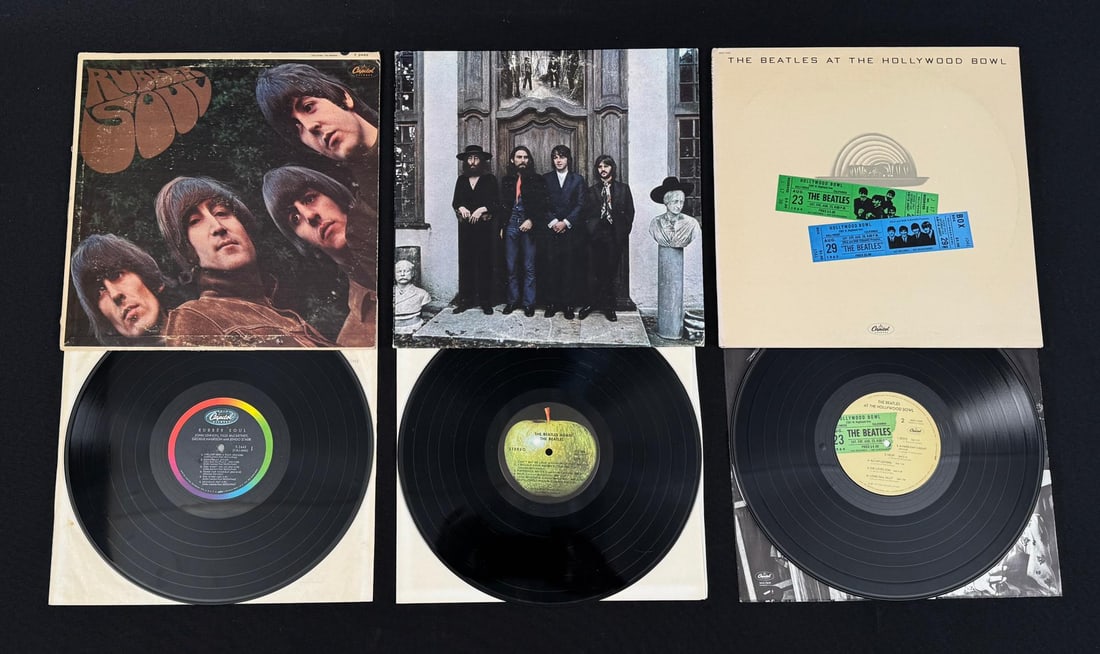 Collection of Beatles 33 LP Vinyl Records: Nice grouping