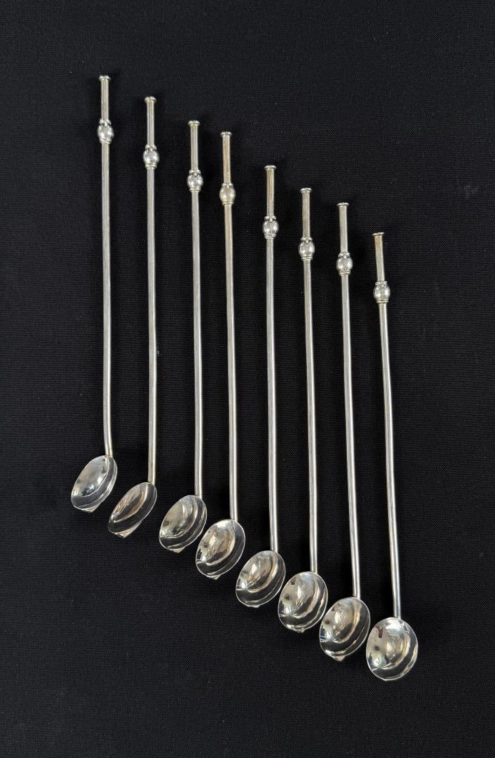 Taxco Mexico Sterling Silver Sipper Spoons (1 of 5)