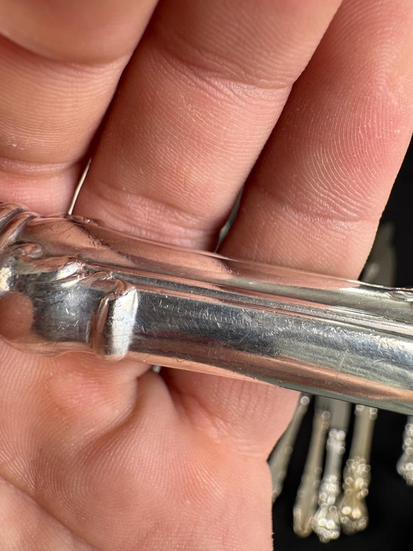 Sterling Silver Handled Flatware - 6