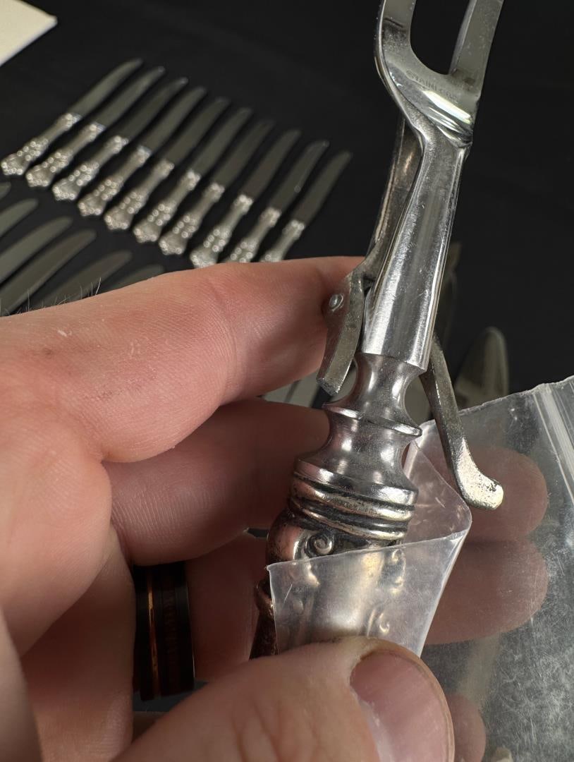 Sterling Silver Handled Flatware - 8