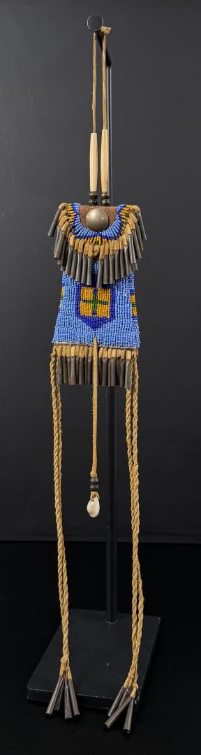 Native American Indian Beaded Strike a Light Bag (1 of 7)