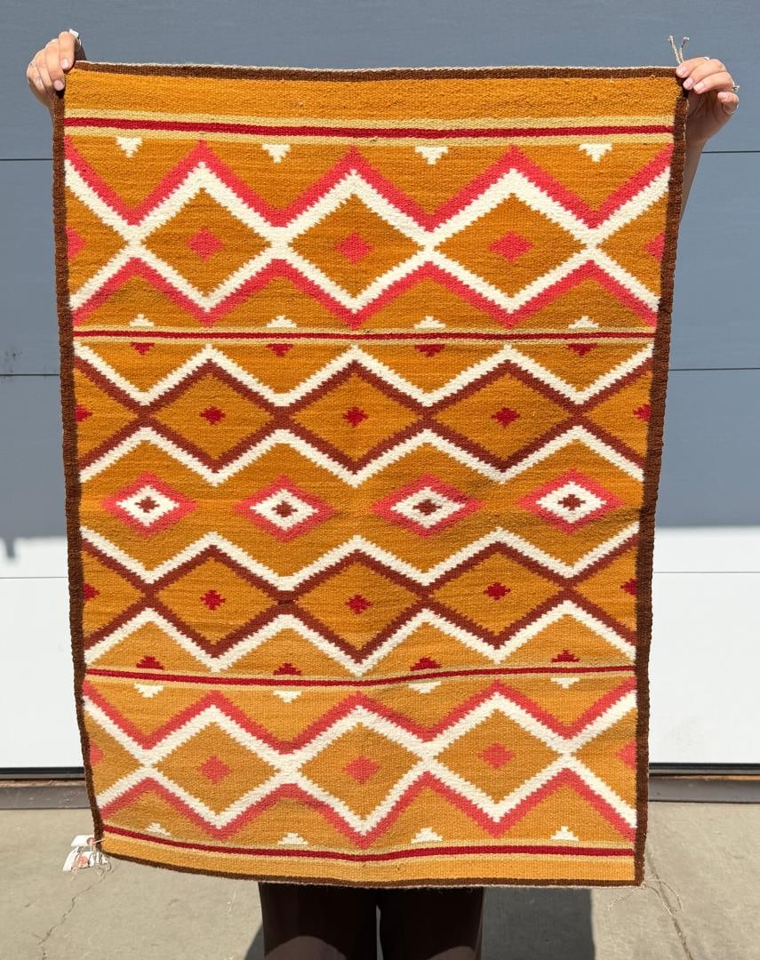 Mary James Navajo Indian Church Rock Rug (1 of 4)