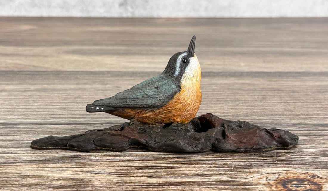 Eric Thorsen Red Breasted Nuthatch Bronze (1 of 5)