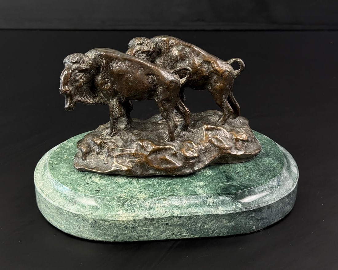 Charles M Russell Buffalo Bronze (1 of 4)