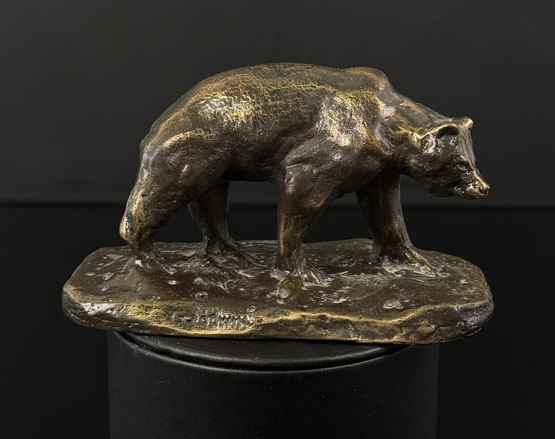 Philip R Goodwin Walking Bear Bronze (1 of 5)