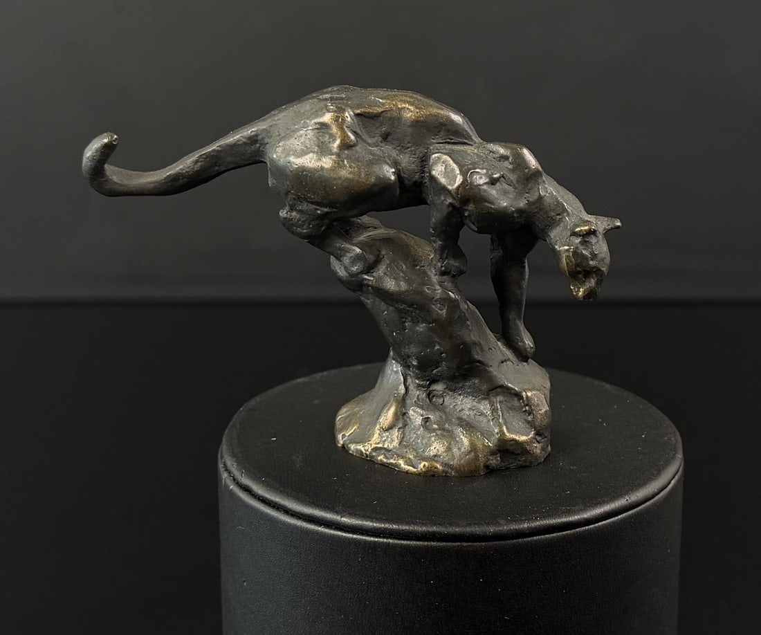 Philip R Goodwin Mountain Lion Bronze (1 of 5)